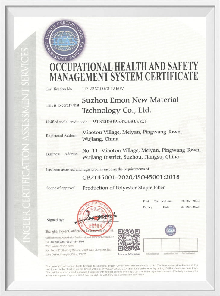 Certificazione del sistema di gestione della salute e sicurezza professionale
